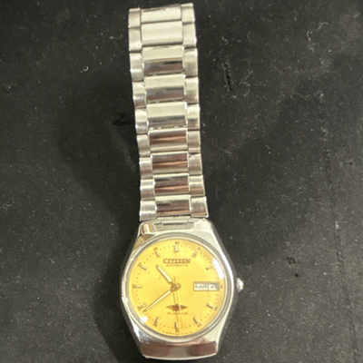 #ad Citizen Eagle 7 Men’s Vintage Automatic 21 Jewels Day Date Gold Dial 35mm $100.00