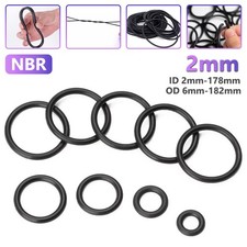 Grubość przewodu 2mm o-ringi NBR pierścienie uszczelniające uszczelka pierścienie uszczelniające 6-182mm NBR 70