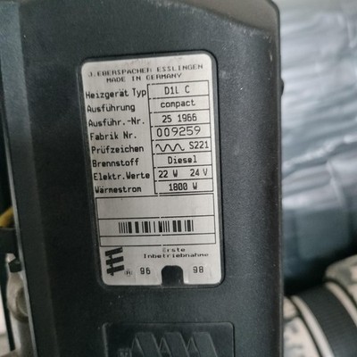 EBERSPACHER D1L C 24V Compact Diesel Webasto HEATER