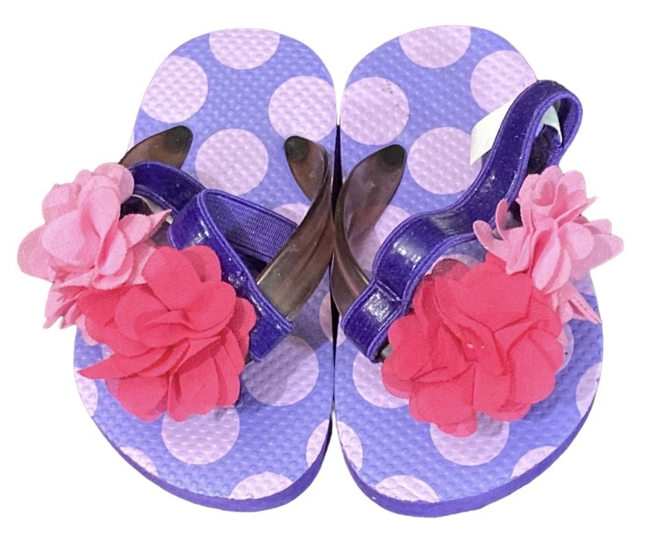 Sandalias Mary Janes y moradas mariposa dorada para bebé niña - talla 5t Foto 3 de 4