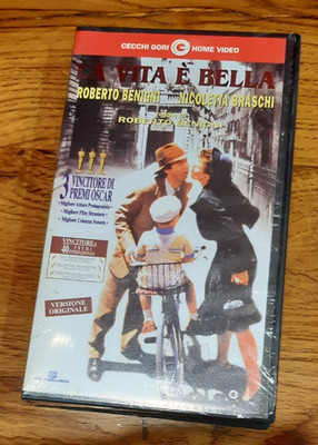 LA VITA E' BELLA (ROBERTO BENIGNI) - ORIGINAL VHS NEU VERSIEGELT