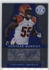 2012 Totally Certified Platinum Blue 57/99 Vontaze Burfict #176 Auto 01i1
