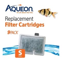 Aqueon Replacement Filter Cartridges - 100537062 Small - 9 Pack