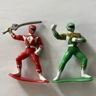 Power Rangers Green Ranger Figure Bandai 1993 Vintage PVC Red Rare Lot Action
