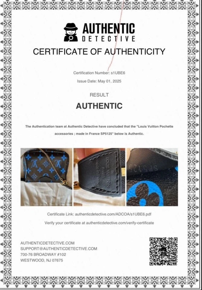 Louis Vuitton Pochette Accesorios Mini Azul Monograma-raro Foto 4 de 4