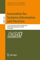 Innovation For Systems Information And Decision Adiel Teixeira De Almeida