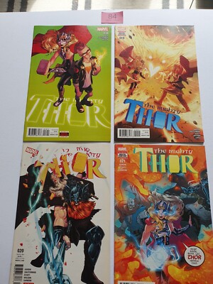 THE MIGHTY THOR   18-21   x 4 NICE RUN   MARVEL COMICS 2017 VNC