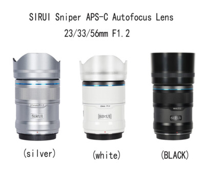 SIRUI Sniper APS-C Autofocus Lens 23/33/56mm Sony E/ Fujifilm X  Mount