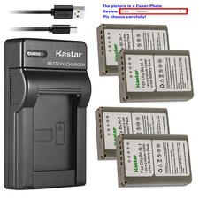 Kastar Battery Slim USB Charger for Olympus BLN-1 Olympus OM-D E-M5 Mark II