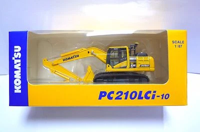 Komatsu Official Diecast Model Excavator PC210LCi-10 / 1:87 / Japan Exclusive