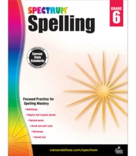 Spectrum Spelling, Grade 6 - Paperback By Spectrum - GOOD