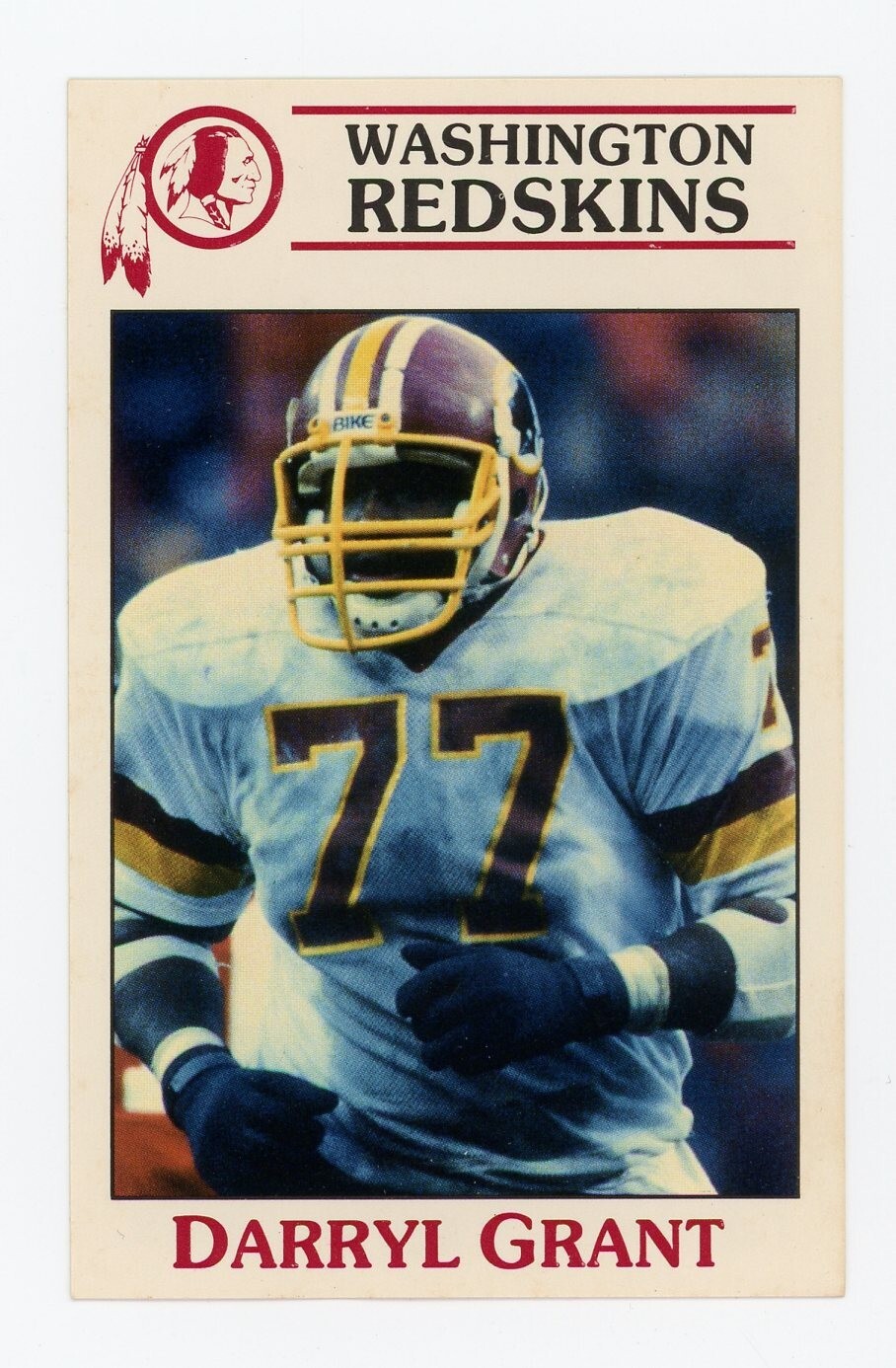 1987 Darryl Grant Washington Redskins McGruff Frito Lay Police Card #77 QTY