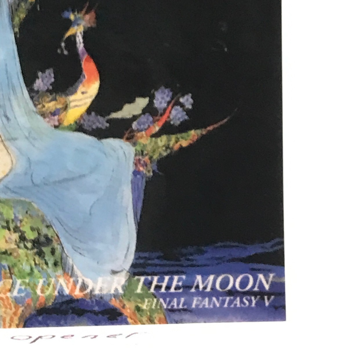 AN EMBRACE UNDER THE MOON 185 FINAL FANTASY Art Museum Card