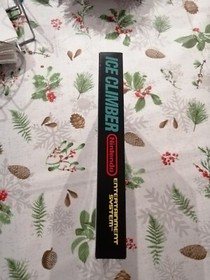 NES ICE CLIMBER  BOX ONLY NO GAME NO MANUAL PAL VERSION ONLY FOR DISPLAY NO GAME