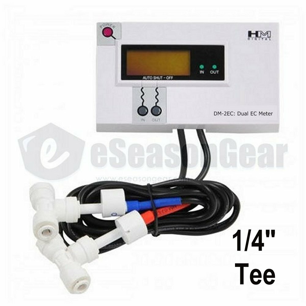 HM Digital DM-2EC **EC** Commercial In-Line Dual Monitor/Meter, 2x1/4