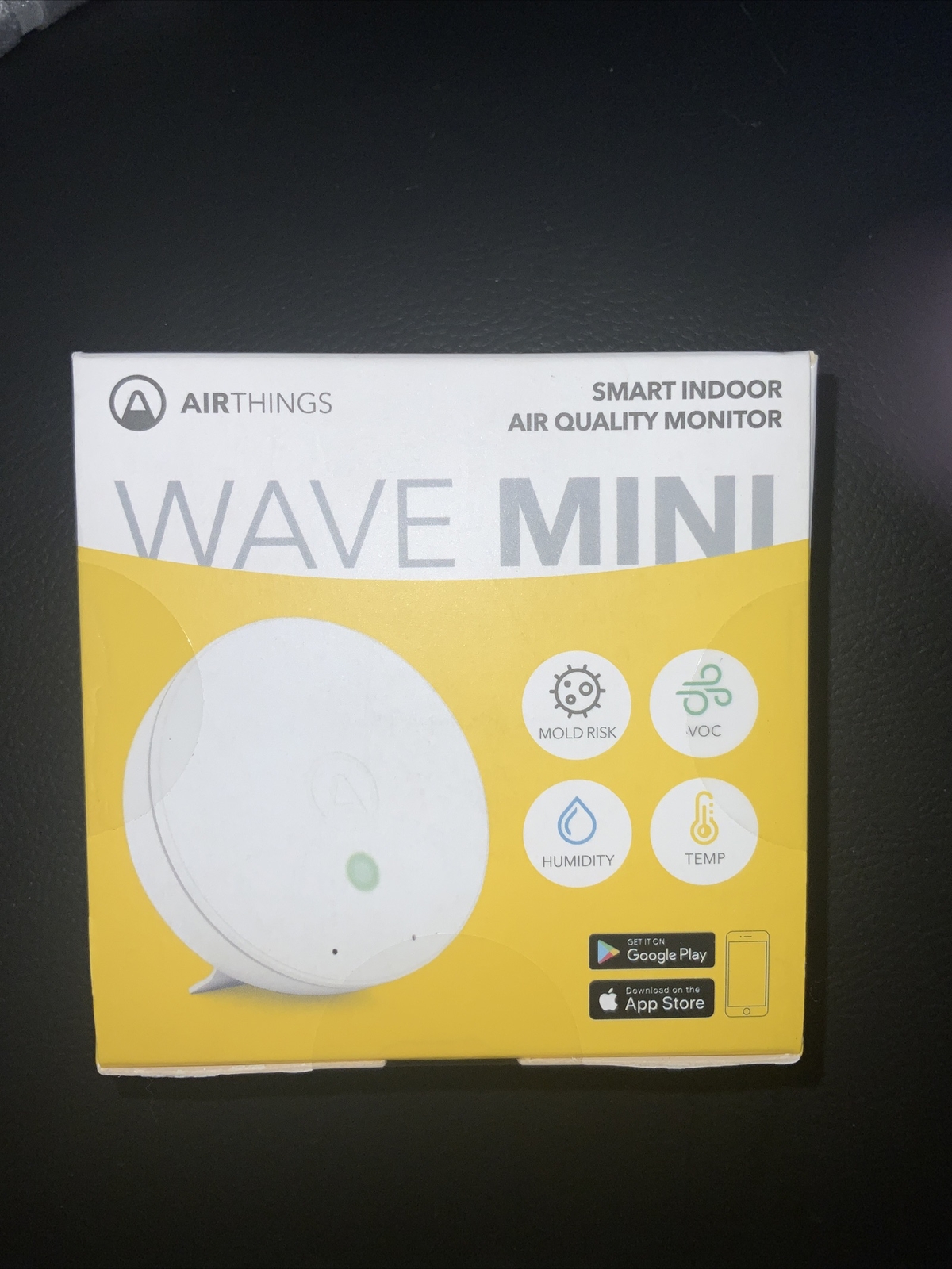 Airthings Wave Mini Indoor Air Quality Monitor for sale online eBay
