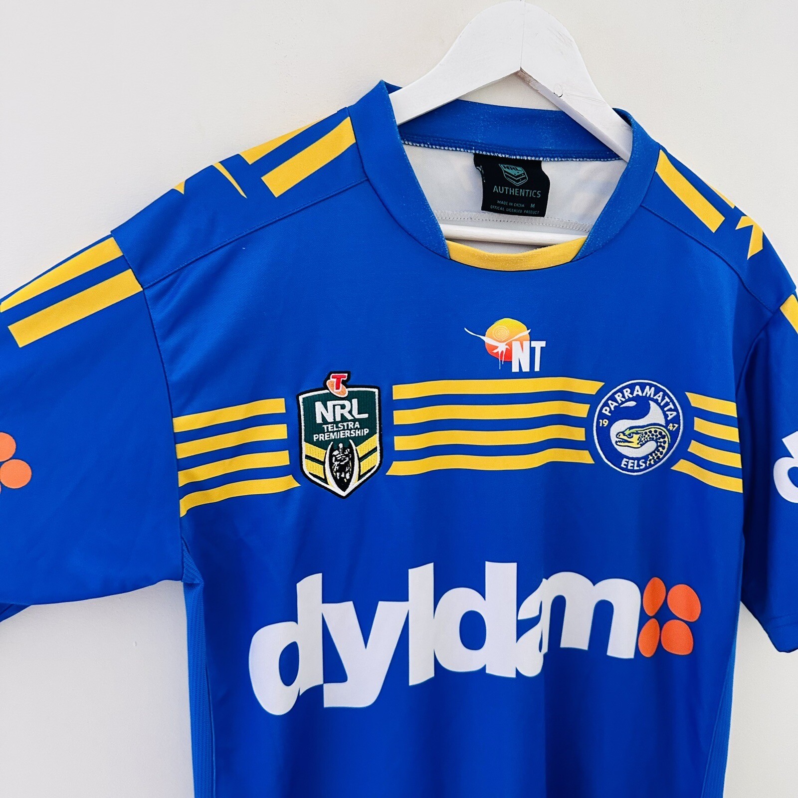 Parramatta Eels Jersey Mens Size Medium Home Rugby League 2014 NRL