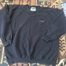 Vintage Levi  s Embroidered Sweatshirt Made In USA Black Perfect Condition