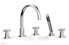 Phylrich D2134C1/026 Deck Tub Set Trim w/ Hand Shower POLISHED CHROME New!