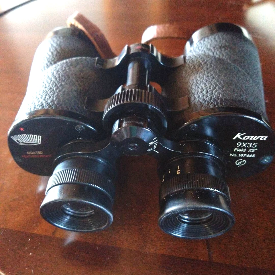 Kowa 9x35 Featherweight Wide-Angle Binoculars Prominar Coated Optics Japan Made - Image 2 of 4