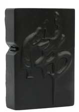 Case Only,Natural Ebony Black Wood Disciper Lighter Box For Zippo Insert Kit