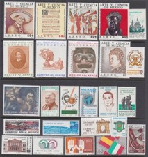 MÉXICO AÑOS 70 - SELECCIÓN DE COMMEMS MNH.................................V859