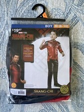 Marvel Shang-Chi And The Legend Of The Ten Rings Costume Boys Size 8-10 NEW