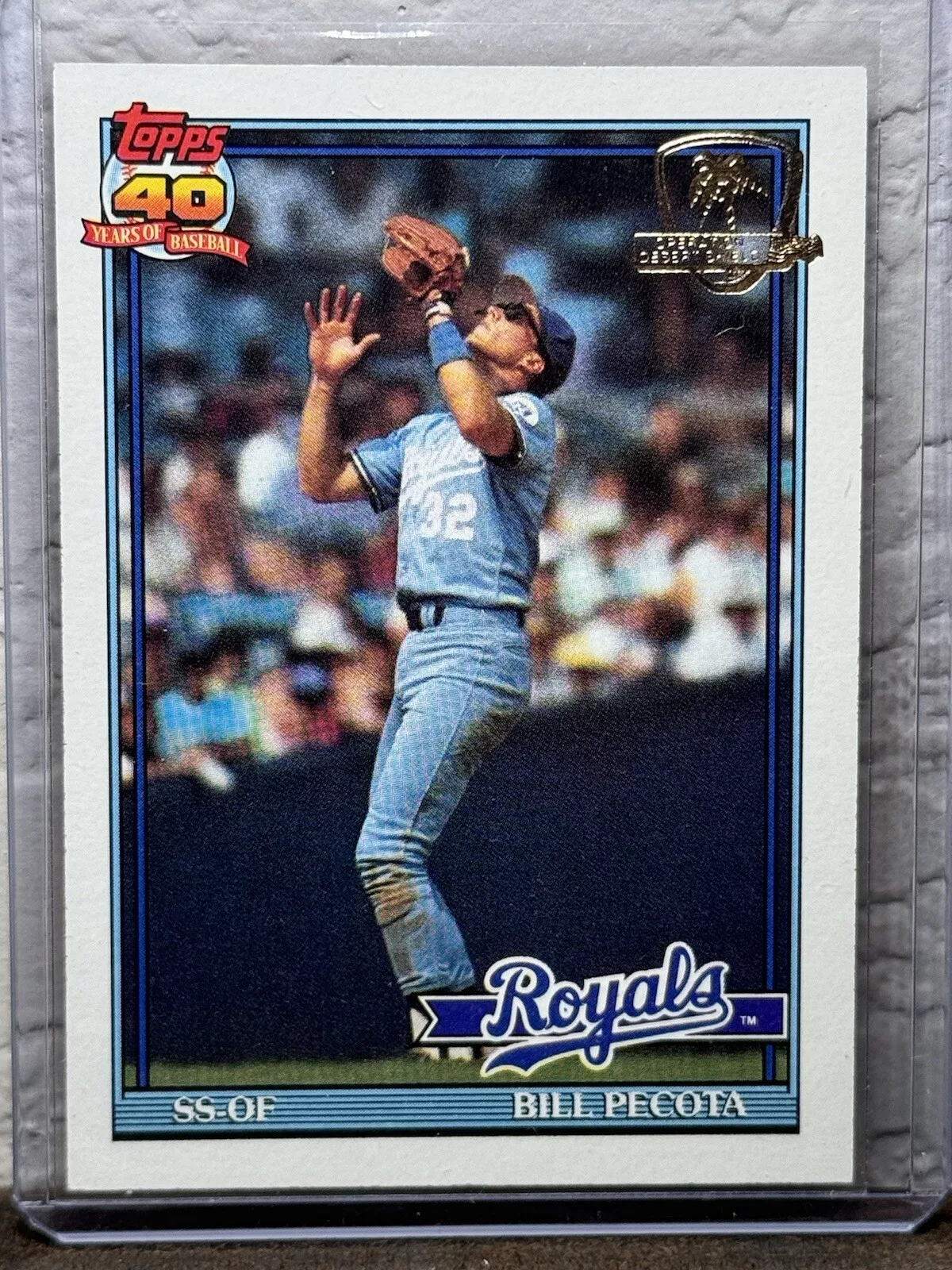 Bill Pecota trading card