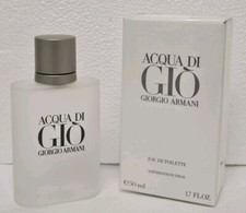 Acqua Di Gio By Giorgio Armani 50ml 1.7. Oz Eau De Toilette Spray for Men