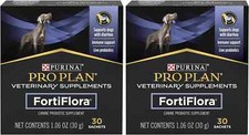 Purina Pro Plan Fortiflora Probiotics for Dogs Supplement - 30 Ct. Box 2 Pack
