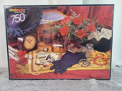 Vintage Kodacolor Decades 750 Puzzle 30 s Rare Original Old Car Colorful Scenic