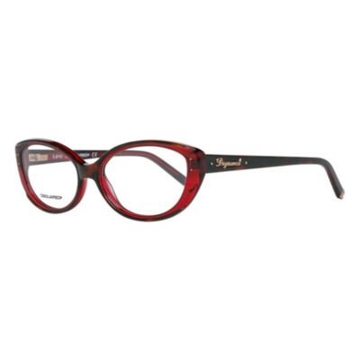 New DSQUARED2 Women's Rx Eyeglasses Frame - DQ5110 056 - Red Havana (54-17-140)