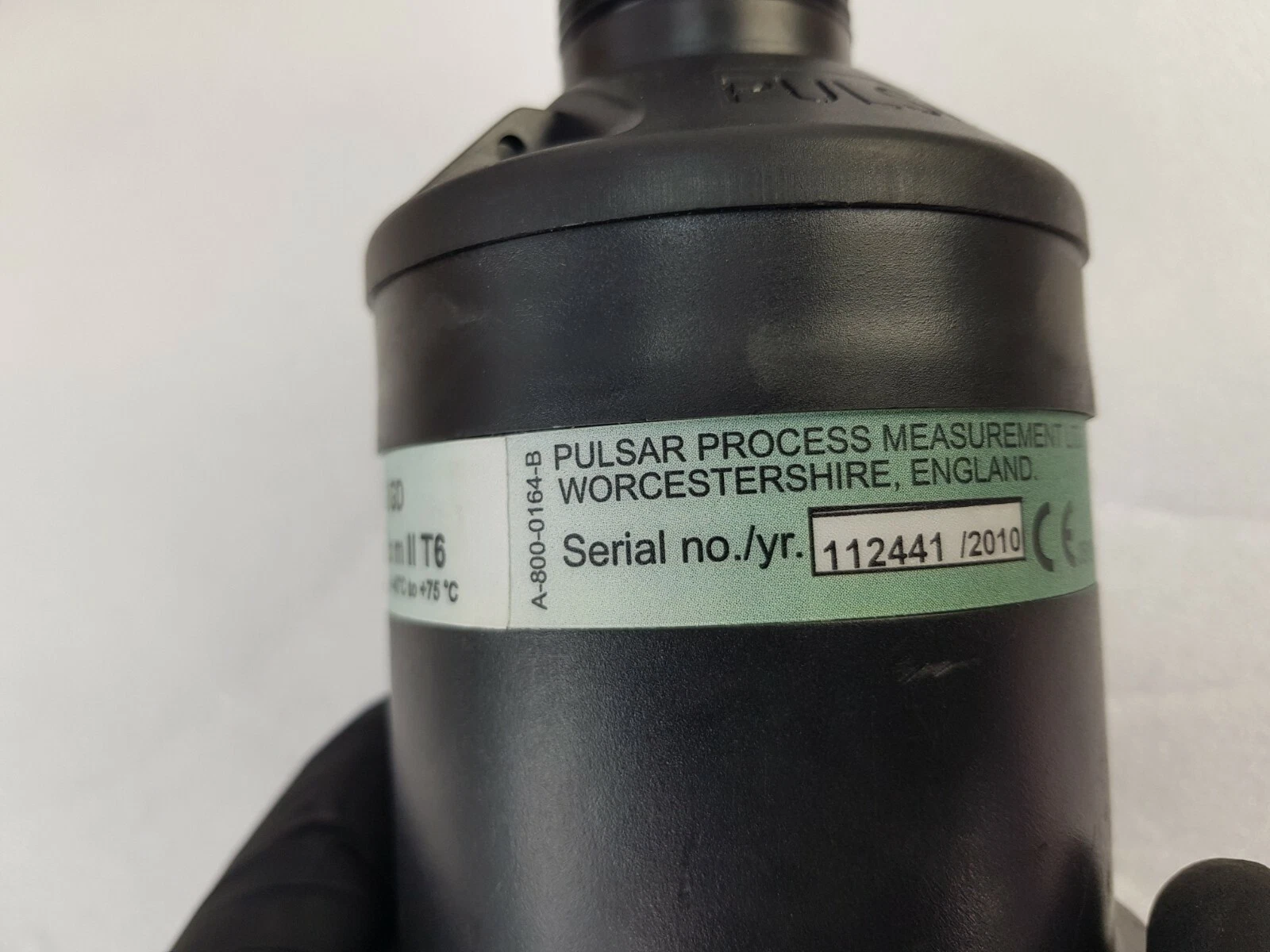 dB15 label: Pulsar Process Measurement Ltd, Worcestershire, England, 2010