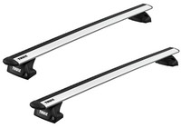 Thule DachträGer Evo Flush Rail Wingbar Evo Silber FüR Hyundai Tucson SUV