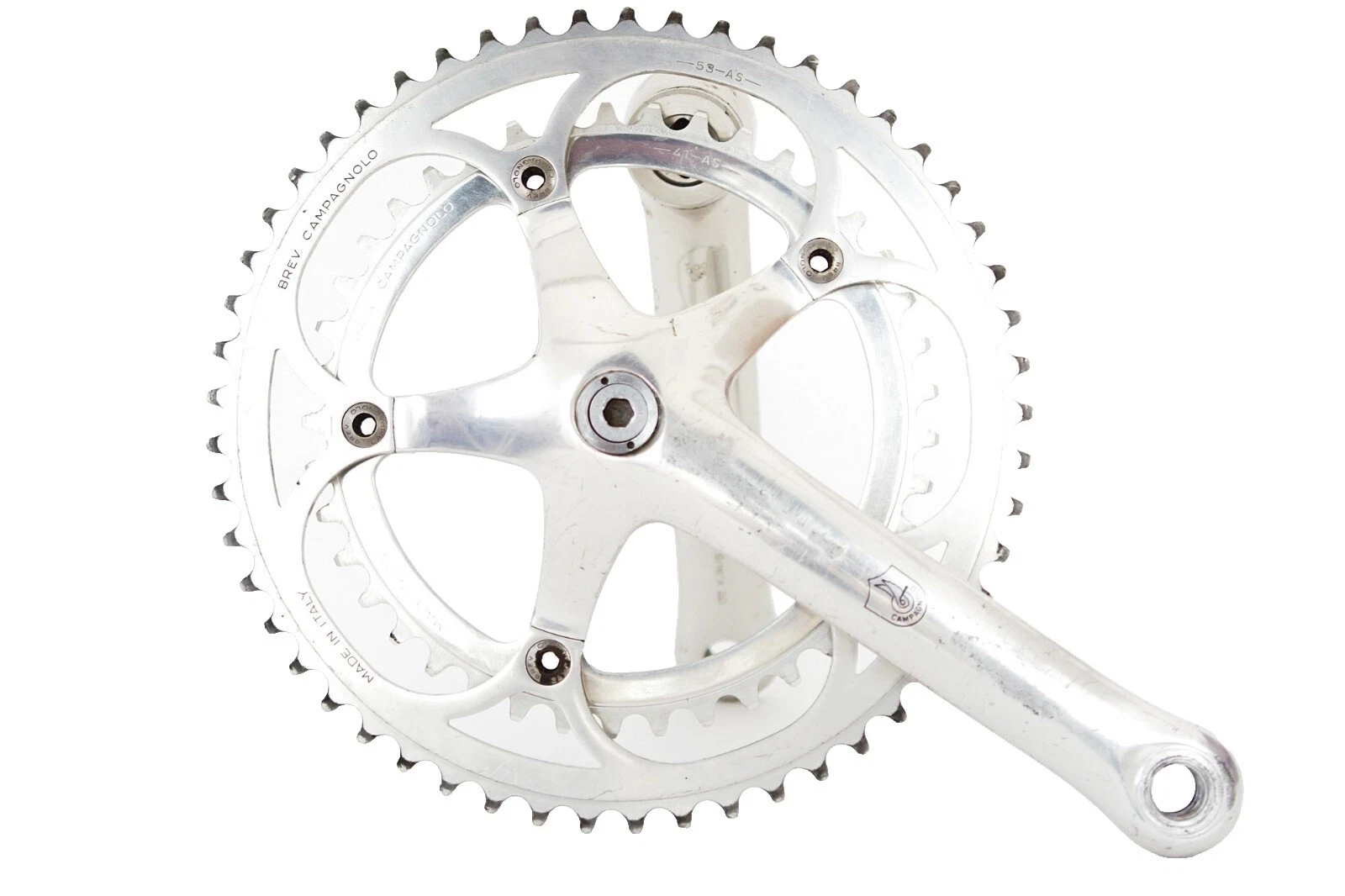 Aluminio Campagnolo C-Record Platos y Bielas de bicicletas