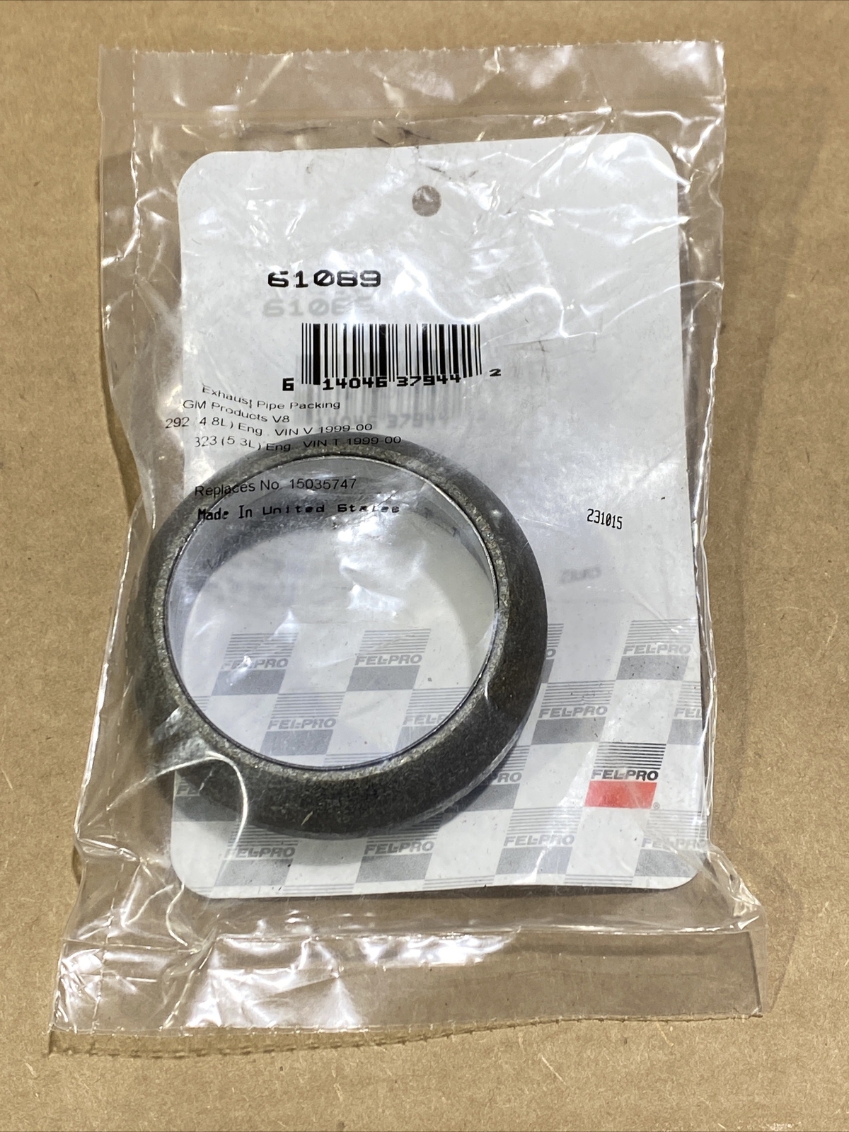 Fel-Pro 61089 Exhaust Pipe Flange Gasket | Aftermarket Branded