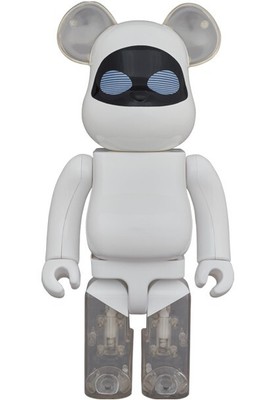 BE@RBRICK 400% EVE WALL E Disney Pixar MEDICOM TOY Bearbrick from Japan
