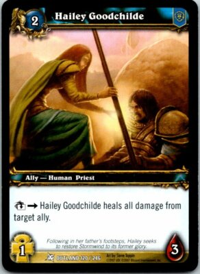 Hailey Goodchilde 120/246 World Of Warcraft Fires Of Outland Light Play