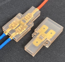 Verteiler 6,3 Flachstecker Abzweig Bastler Box Oldtimer Y Stecker Gehäuse GLD