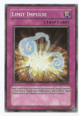 Limit Impulse SOVR-EN072 Common Yu-Gi-Oh Card New (U)