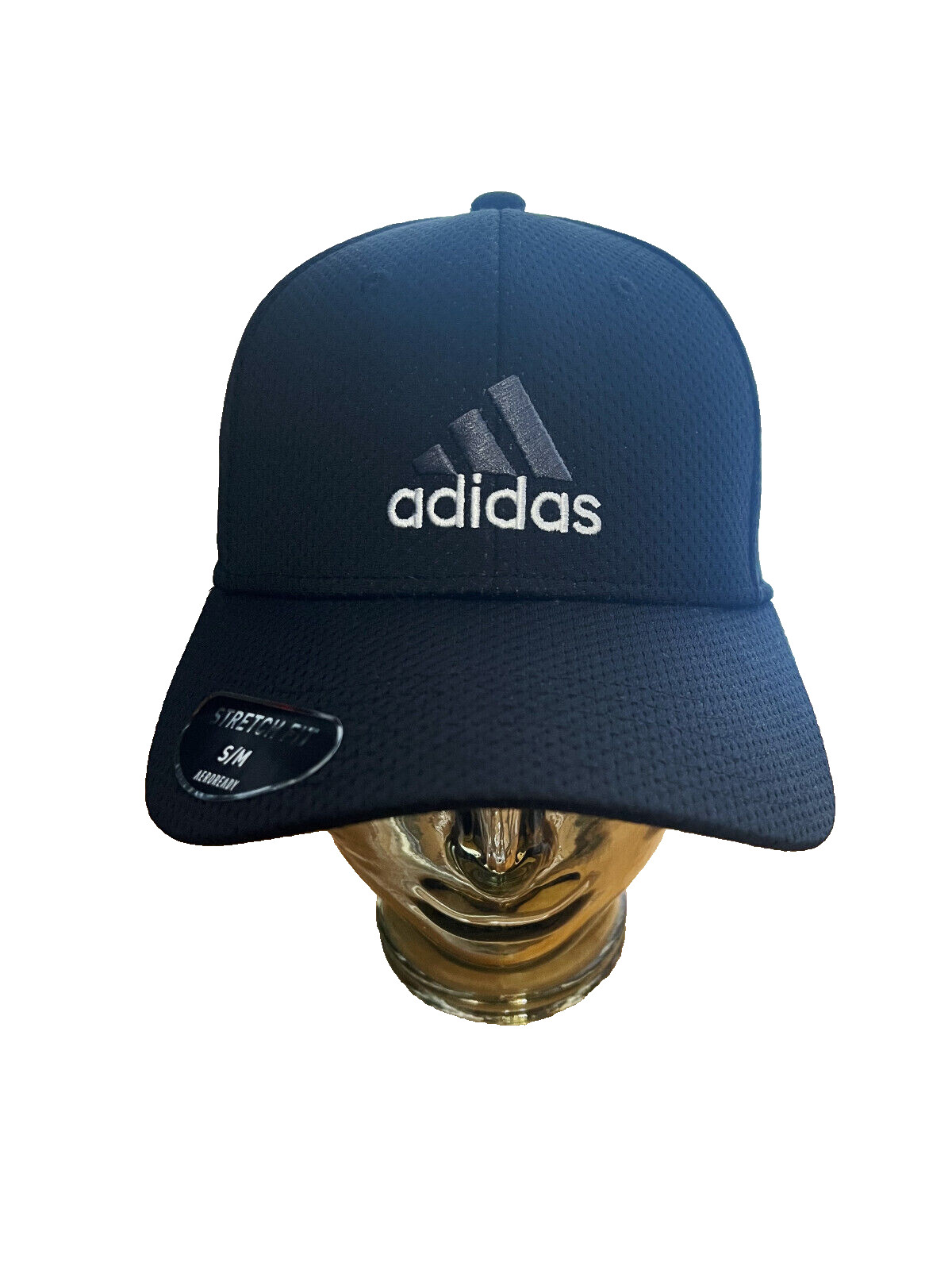 Мужская кепка Adidas Originals Zig Comfort Stretch Fit размер S M Черный Белый Новинка 4090₽