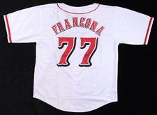 Terry Francona Signed Cincinnati Reds Jersey (All World Memorabia) Reds Manager