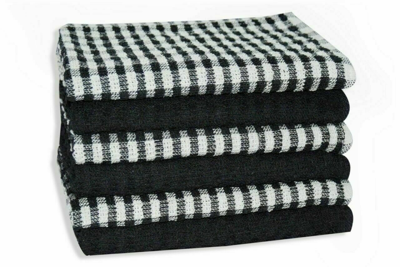 Multi Pack 100Egyptian Cotton Jumbo Terry Tea Towels Kitchen Towel