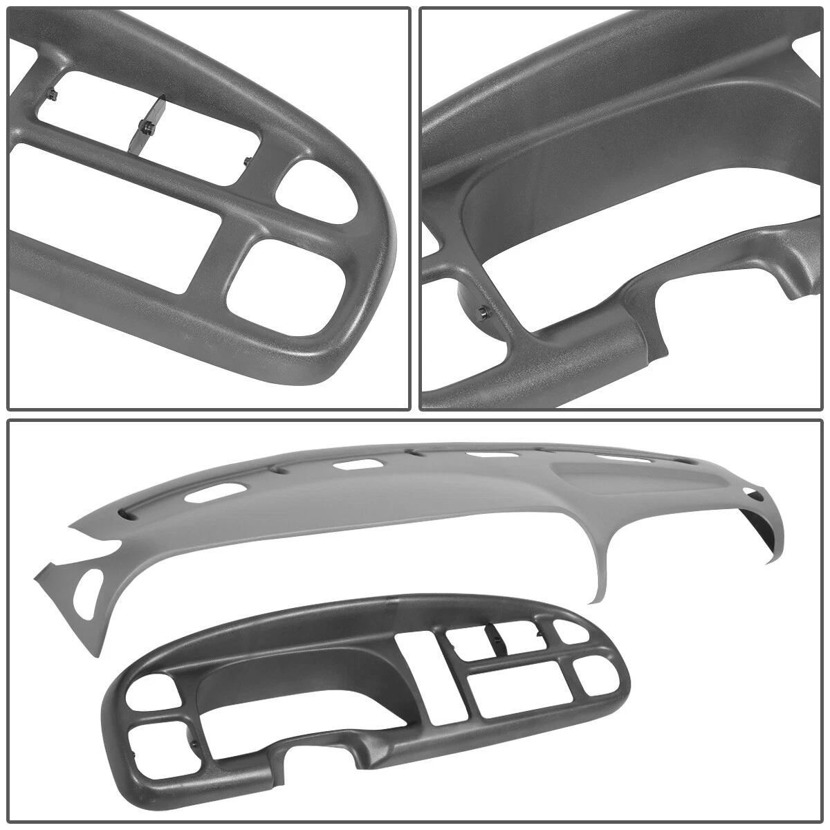 Instrument Cluster Cap Bezel Dashboard Cover fits 98 02 Dodge Ram