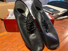 Capezio EJ1A Lace Up Jazz Shoe Black 11 M