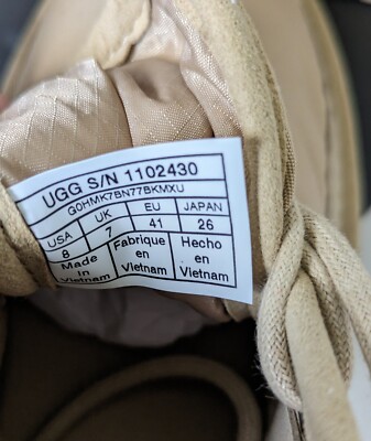 UGG Neumel Zip MLT 1102430 Men's Color Tan Lace Up Zip Boots UGG Neumel Zip MLT 1102430 Men's Color Tan Lace Up Zip Boots