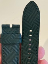 Montblanc Leather Band Strap 22mm X 20mm Dark Green