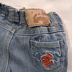 Vintage RocaWear Baby denim Outfit Shirt Hoodie and jeans Embroidered Y2K set — photo 7