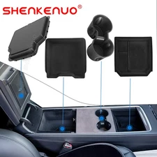 4PCS For Tesla Model 3 Y Center Console Organizer Tray Storage Box Accessories