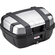 GIVI Silver/Matte Black Monokey Trekker 52 Liter Top Case - TRK52NA